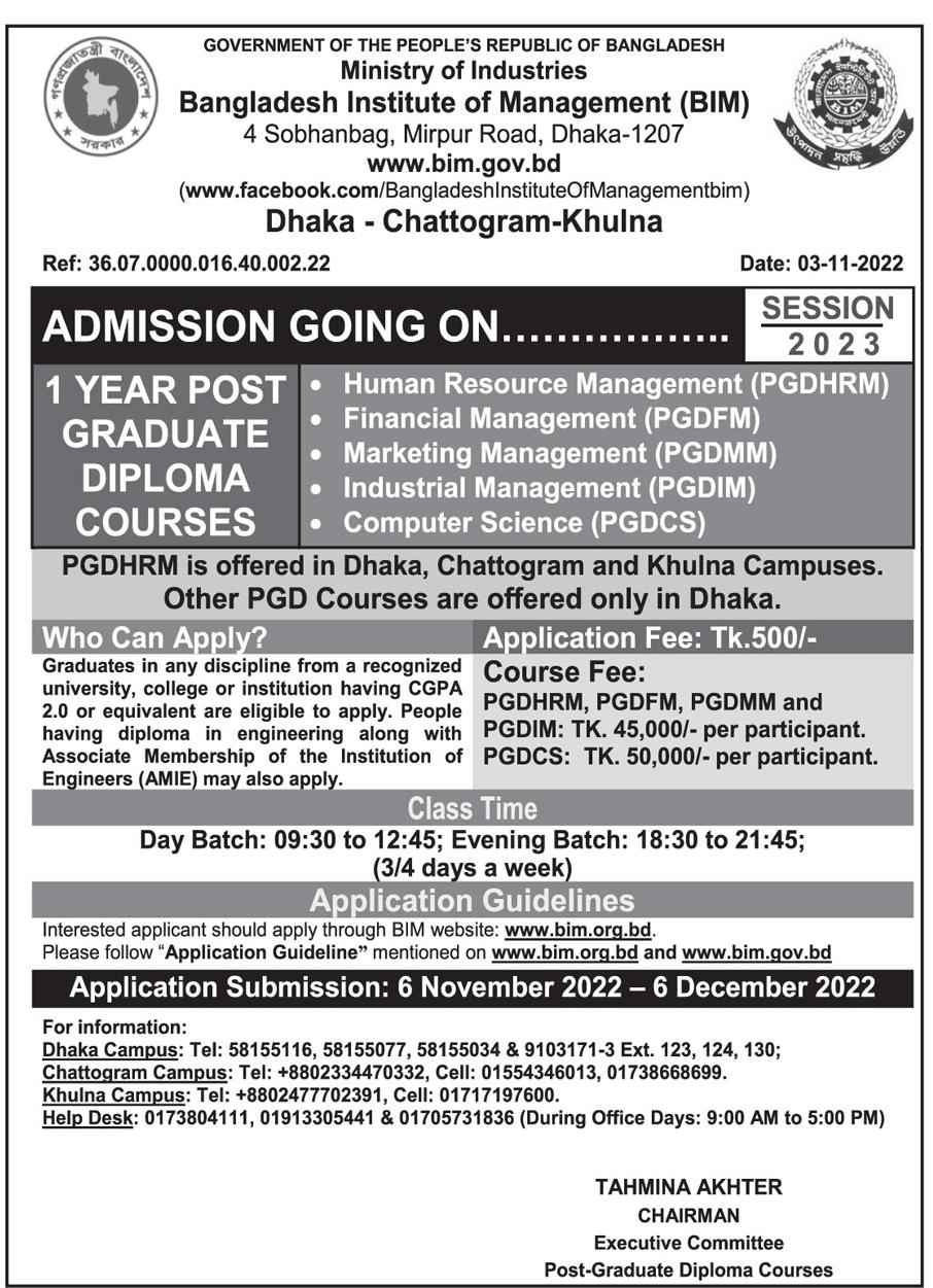 BIM Course as PGDHR PGDFM PGDMM PGDIM PGDCS