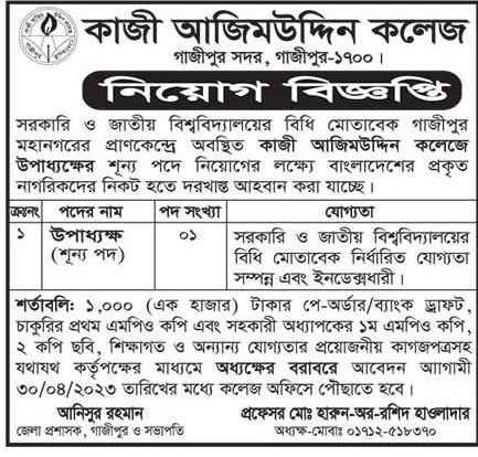 Jobs in Gazipur