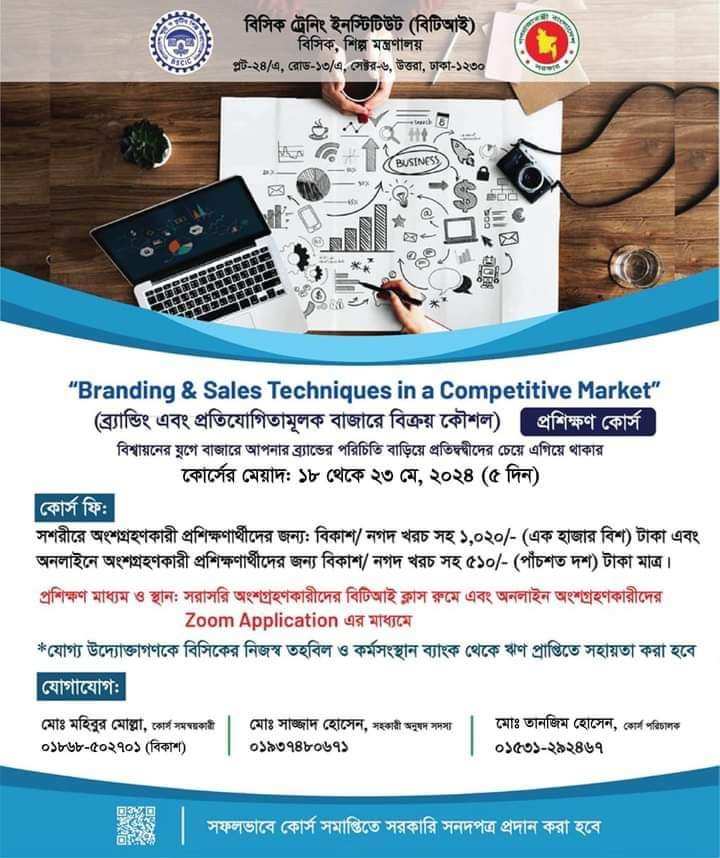 Training on Branding and Sales Techniques in a Competitive Market
